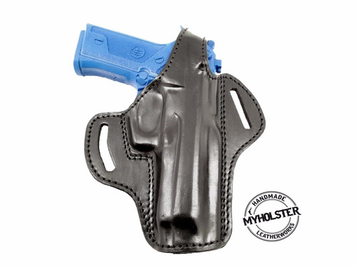 Sig Sauer P320 OWB Thumb Break Leather Right Hand Belt Holster