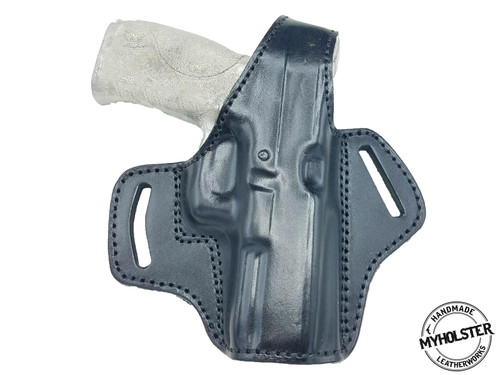 Smith & Wesson M&P 9 M2.0 OWB Thumb Break Right Hand Leather Belt Holster