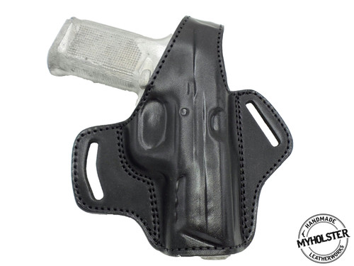 FN Hersta FNX .45 OWB Thumb Break Right Hand BLACK Leather Belt Holster