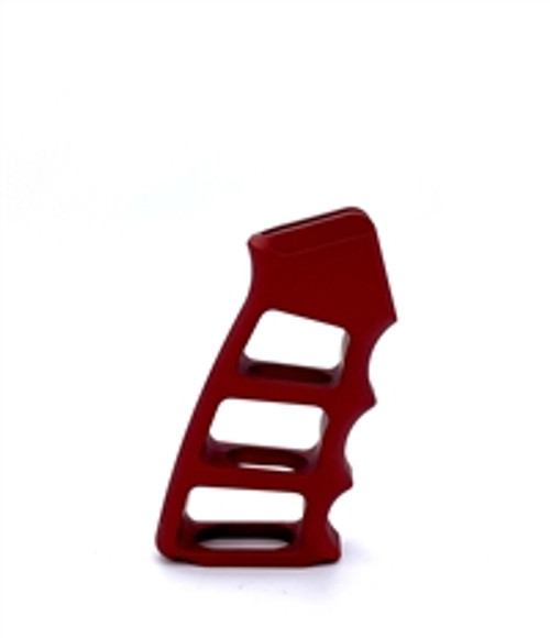 Skeletonized Emperor Aluminum Grip Handle MODEL1 RED