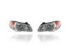 Headlight Assembly - Compatible/Replacement for '07-09 Hyundai Elantra Sedan - Halogen - Pair, Left Driver + Right Passenger Set - 921022H050, 921012H050