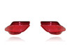 Side Marker Light Reflector For 10-15 Lexus RX350/450H - Rear Both Pair, Left Driver Right Passenger Hand (CAPA-Certified) - 814800E010, 814900E010