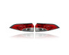 Tail Light Assembly - Compatible/Replacement for '20-21 Toyota Corolla Sedan L/LE/SE (North American Built) Outer On Body Quarter Panel - Pair Set - 8155002C60, 8156002C10 - CAPA