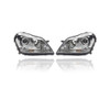 Headlight Assembly - Compatible/Replacement for '07-12 Mercedes-Benz GL-Class - Halogen Type - Pair, Left Driver + Right Passenger Set - 1648204859, 1648204759 CAPA