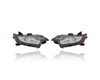 Headlight Assembly - Compatible/Replacement for '16-20 Mitsubishi Outlander, 18-20 Outlander PHEV - Halogen - Pair, Left Driver + Right Passenger Set - 8301C980, 8301C979 CAPA