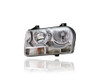 Headlight Assembly - Compatible/Replacement for '05-07 Chrysler 300 Base/Touring/Limited 2.7/3.5L - Halogen With Signal Lamp Wiring Harness - Left Hand - Driver - 4805757AH