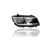 Headlight Assembly - Compatible/Replacement for '18-21 VW Volkswagen Tiguan S/SE/SEL/SEL R-Line/Jet-Black-Only - Halogen With LED Daytime Running Light - Right Hand - Passenger - 5NL941006