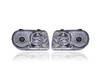 Headlight Assembly - Compatible/Replacement for '05-10 Chrysler 300, 08-10 300-Limited/3.5L - Projector Halogen - Pair, Left Driver + Right Passenger Set - 4805862AH, 4805863AH