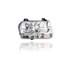 Headlight Assembly - Compatible/Replacement for '05-07 Chrysler 300 Base/Touring/Limited 2.7/3.5L - Halogen With Signal Lamp Wiring Harness - Right Hand - Passenger - 4805756AH CAPA