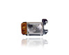 Headlight Assembly - Compatible/Replacement for '87-91 Ford Pickup Bronco - With Corner Lamp, Without Chrome Trim - Right Hand - Passenger - E9TZ13008C