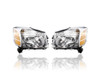 Headlight Assembly - Compatible/Replacement for '04-07 Nissan Armada Titan - Pair, Left Driver + Right Passenger Set - 260107S026, 260607S026 CAPA