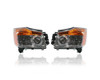 Headlight Assembly - Compatible/Replacement for '08-15 Nissan Titan - Pair, Left Driver + Right Passenger Set - 260109FF0A, 260609FF0A CAPA