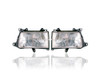 Headlight Assembly - Compatible/Replacement for '93-98 Toyota T100 Pickup - Pair, Left Driver + Right Passenger Set - 8111034010, 8115034010