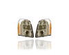Headlight Assembly - Compatible/Replacement for '07-08 Cadillac Escalade EXT - HID - Pair, Left Driver + Right Passenger Set - 25897649, 25897648 CAPA