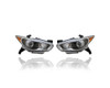Headlight Assembly - Compatible/Replacement for '14-15 Infiniti QX60/Hybrid, 13-13 JX35 - Pair, Left Driver + Right Passenger Set - 260103JA0A, 260603JA0A CAPA