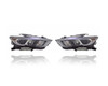 Headlight Assembly - Compatible/Replacement for '16-18 Nissan Maxima S/SV/SL - Halogen - Pair, Left Driver + Right Passenger Set - 260104RF9B, 260604RF9B