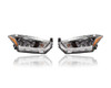 Headlight Assembly - Compatible/Replacement for '18-21 Nissan Kicks S/SV-Only - Halogen - Pair, Left Driver + Right Passenger Set - 260105RL0A, 260605RL0A CAPA