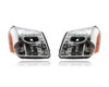 Headlight Assembly - Compatible/Replacement for '05-09 Chevrolet Equinox - Pair, Left Driver + Right Passenger Set - 15888059, 15888058