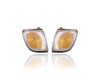 Parking - Side Marker Light Assembly - Compatible/Replacement for '96-97 Toyota 4Runner - Pair, Left Driver + Right Passenger Set - 8161035310, 8162035310