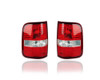Tail Light - Compatible/Replacement for '04-05 Ford F-150 - Styleside Without Harley-Davidson-Model - Pair, Left Driver + Right Passenger Set - 5L3Z13404CA, 5L3Z13405CA CAPA