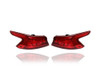 Tail Light Assembly - Compatible/Replacement for '16-18 Nissan Maxima - Outer On Body - Pair, Left Driver + Right Passenger Set - 265504RA1A, 265554RA1A