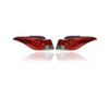 Tail Light Assembly - Compatible/Replacement for '14-16 Hyundai Elantra Sedan SE/Value (USA Built) - Outer On Body Halogen - Pair, Left Driver + Right Passenger Set - 924023Y500, 924013Y500