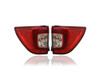 Tail Light Assembly - Compatible/Replacement for '19-21 Honda Pilot - LED, Outer On Body - Pair, Left Driver + Right Passenger Set - 33500TG7A11, 33550TG7A11 CAPA