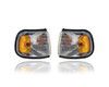 Turn Signal - Parking Light - Compatible/Replacement for '94-97 Dodge Van - Pair, Left Driver + Right Passenger Set - 55054872, 55054873