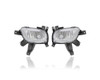 Fog Light Assembly - Compatible/Replacement for '14-16 Kia Forte Sedan/Forte5 - Pair, Left Driver + Right Passenger Set - 92202A7050, 92201A7050 - CAPA