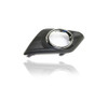 Fog Light Cover - Compatible/Replacement for '14-16 Nissan Rogue SV/SL - With Fog Lamp Hole, Black Chrome - Right Hand - Passenger - 622564BA0B