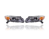 Headlight Assembly - Compatible/Replacement for '13-15 Acura ILX/Hybrid-Only - Halogen Without Fog Lamp - Pair, Left Driver + Right Passenger Set - 33100TX6A02, 33150TX6A02 - CAPA