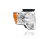 Headlight Assembly - Compatible/Replacement for '09-14 Ford F-150 XLT/XTR/STX/XL/FX4/King Ranch/Lariat/Platinum/Harley Davidson - Chrome - Right Hand - Passenger - DL3Z13008A