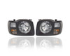 Headlight Assembly - Compatible/Replacement for '02-04 Nissan Xterra XE-Model - Pair, Left Driver + Right Passenger Set - 260107Z825, 260607Z825