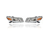 Headlight Assembly - Compatible/Replacement for '13-15 Honda Crosstour Hatchback EX/EXL - Pair, Left Driver + Right Passenger Set - 33100TP6A21, 33150TP6A21