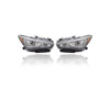 Headlight Assembly - Compatible/Replacement for '18-19 Infiniti Q50/Hybrid (Exclude Hybrid Luxe) - LED Without Adaptive Light System - Pair Set - 260106HH7A, 260606HH7A CAPA