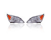 Headlight For HO2503129; HO2502129 07-11 Honda CR-V - Pair Left and Right Set, CAPA