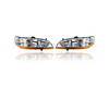 Headlight For 01-02 Honda Accord Sedan/Coupe - Pair Both Left Right Set - 33101S84A02, 33151S84A02