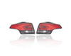 Tail Light Assembly - Compatible/Replacement for '16-18 Toyota RAV4/Hybrid-SE/Limited/Platinum - LED Outer On Body Quarter Panel - Pair, Left Driver + Right Passenger Set - 8155142192, 8156142192 CAPA