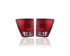 Tail Light Assembly - Compatible/Replacement for '07-10 Jeep Grand Cherokee - Pair, Left Driver + Right Passenger Set - 55079012AC, 55079013AC