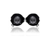 Fog Light Assembly - Compatible/Replacement for '05-09 Nissan Frontier XE/S/SV/DR/Pro 4X, 05-12 Pathfinder - For Painted-Plastic-Bumper - Pair, Set - 26150EA525, 26155EA525