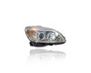 Headlight Assembly For MB2503163 07-11 Mercedes-Benz C-Class - Right Hand - Passenger, Halogen, With Chrome Bezel, NSF