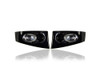 Fog Light Assembly - Compatible/Replacement for '07-08 Honda Fit - Matte Black - Pair, Left Driver + Right Passenger Set - 33901SLNA01ZB, 33951SLNA01ZB