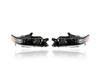 Headlight - Compatible/Replacement for '07-08 Acura TL Type-S - HID, Black Bezel - Pair, Left Driver + Right Passenger Set - 33101SEPA32, 33151SEPA32