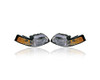Headlight - Compatible/Replacement for '99-00 Ford Mustang - Pair, Left Driver + Right Passenger Set - YR3Z13008AA, YR3Z13008BA