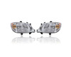 Headlight Assembly - Compatible/Replacement for '03-06 Dodge Sprinter - Pair, Left Driver + Right Passenger Set - 5124528AA, 5124526AA