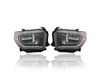 Headlight Assembly - Compatible/Replacement for '18-21 Toyota Tundra SR5/Limited/Platinum/1794 - LED With LED Daytime Running Light, Chrome Interior - Pair, Set - 811100C140, 811500C140