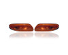 Side Marker Light - Compatible/Replacement for '01-07 Mercedes-Benz 203 C-Class Sedan, 02-05 Wagon - Pair, Left Driver + Right Passenger Set - 2038200421, 2038200321 - CAPA