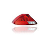 Tail Light - Compatible/Replacement for '06-07 Honda Accord Coupe - Black Rim - Left Hand - Driver - 33551SDNA11
