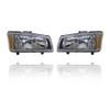Headlight Assembly For 05-07 Chevrolet Silverado, 05-06 Avalanche - Both Pair, Left Driver Right Passenger Hand, Without Body Cladding, CAPA-Certified - 10396912, 10396913