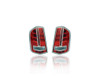 Tail Light Assembly - Compatible/Replacement for '12-12 Chrylser 300, 13-14 Type1 Base/C/S/LUX/SRT8 - Chrome - Pair, Left Driver + Right Passenger Set - 68154606AC, 68154607AC